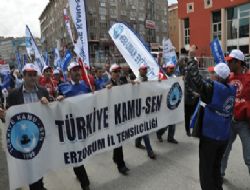 Kamu Sen'den hak arama mitingi
